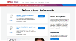 Desktop Screenshot of hotgaydeals.com
